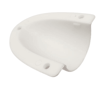 Medium White Clamshell Cable Entry Cover1