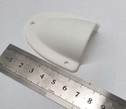 Medium White Clamshell Cable Entry Cover2