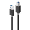 USB cable type A male to type B male 1m 1