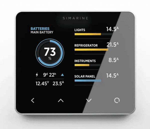 Simarine Pico Display Stand Alone (Surface Mount) Silver Main Image