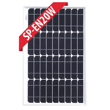 Enerdrive 20W Fixed Mono Solar Panel Main Image