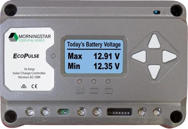 Morningstar EcoPulse PWM 10amp w/ Meter Main Image