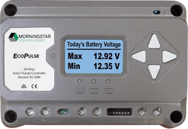 Morningstar EcoPulse PWM 20amp w/ Meter Main Image