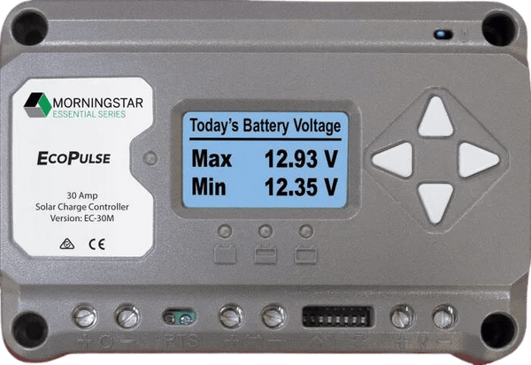 Morningstar EcoPulse PWM 30amp w/ Meter Main Image