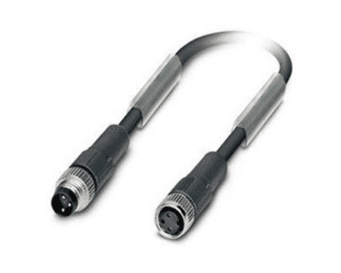 Victron M8 Circular Connector Male/Female 3 Pole Cable 1m (Bag of 2) 1