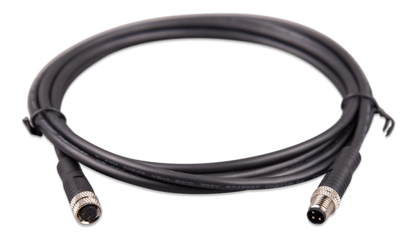 Victron M8 Circular Connector Male/Female 3 Pole Cable 2m (Bag of 2) 2