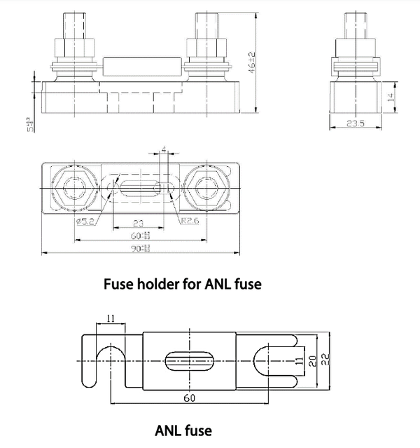 Victron ANL-fuse 400A/80V for 48V products 1