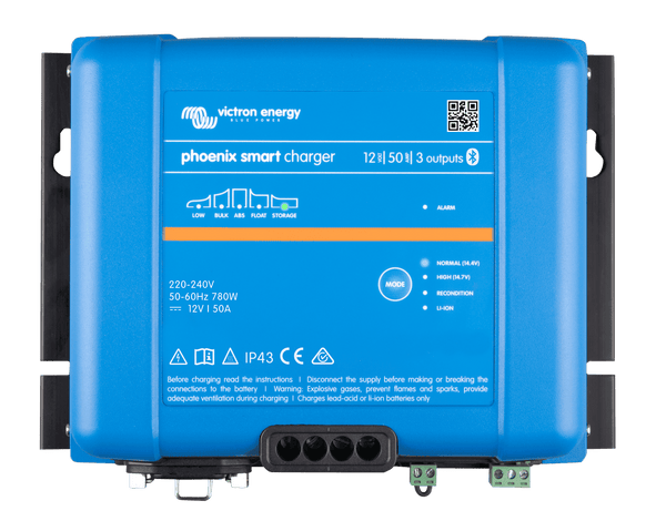 Victron 12V 50A Multi-Bank Phoenix Smart IP43 12/50(3) Battery Charger Main Image