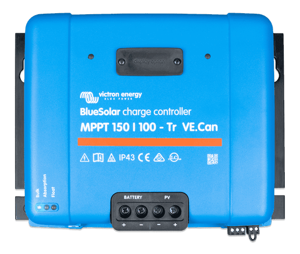 Victron 12/24/48V 100A BlueSolar MPPT 150/100-Tr VE.CAN Non-Bluetooth Solar Charge Controller Main Image