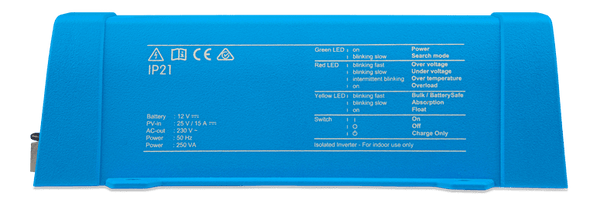 Victron 12V 250VA Sun Inverter 12/250-15 IEC Plug + 15A PWM Solar Charge Controller 4