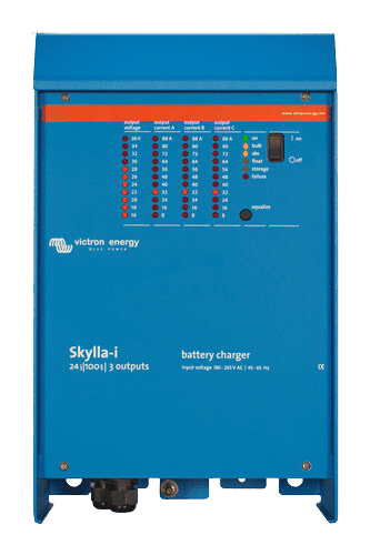 Victron 24V 100A Skylla-i 24/100 (3) 230VAC/45-65Hz Battery Charger Main Image