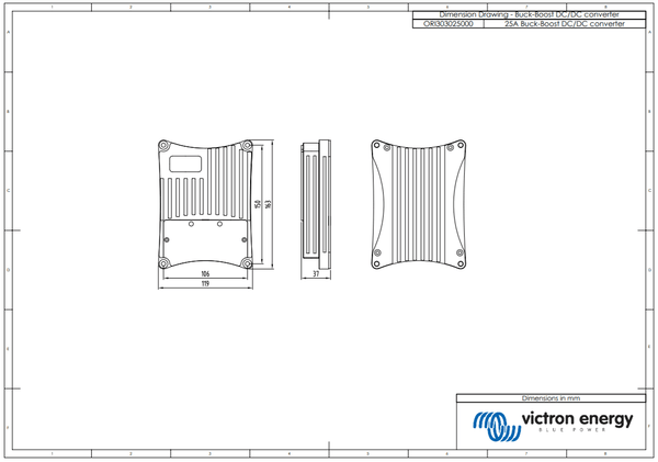 Victron 12/24V 25A Buck-Boost DC-DC Converter 3