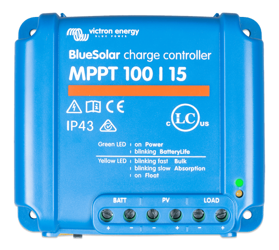 Victron 12/24V 15A BlueSolar MPPT 100/15 Non-Bluetooth Solar Charge Controller Main Image