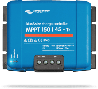 Victron 12/24/48V 45A BlueSolar MPPT 150/45-Tr Non-Bluetooth Solar Charge Controller Main Image