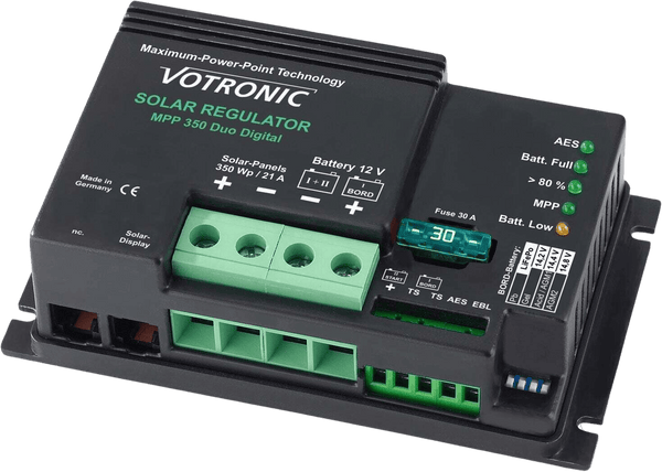 Votronic MPPT 15A Duo (Dual) 250 Solar Charge Controller w/ Remote Display 1