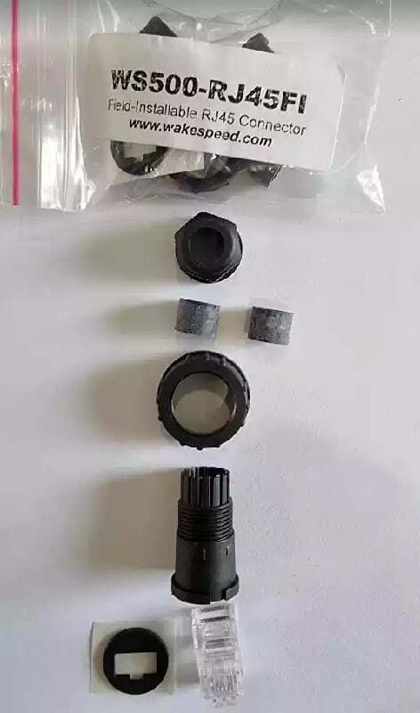 Wakespeed waterproof RJ45 connector for WS500 CAN Bus connectors Main Image