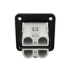 Exotronic Flush Mount Dual 50A Anderson Plug Panel w/ 2x 50A Grey Anderson Plugs