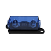 Angled perspective view of the assembled Mega fuse holder unit