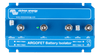 Top down view of the battery isolator labels and input output terminal positions