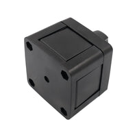 Rear housing of battery switch showing closed casing with knockout outlines for cable entry