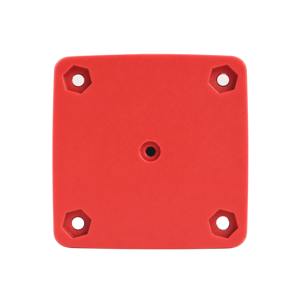 Red plastic rear mounting plate for the battery selector switch