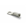 Close-up of the flared bellmouth barrel on a 16mm² copper cable lug