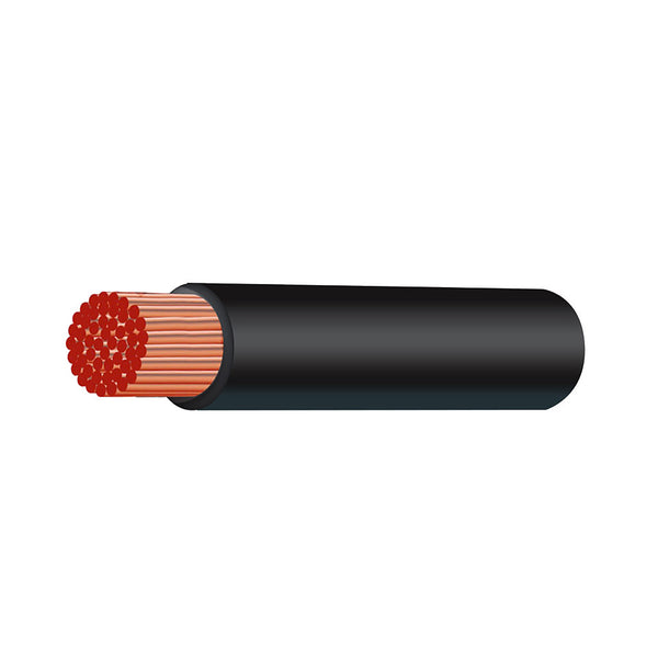 100m Roll of 3B&S (26mm²) Black Single Core Automotive Cable