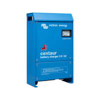 Left side perspective of the Centaur 24V 16A multi-bank battery charger
