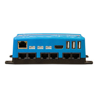 Rear panel showing RJ45 Ethernet, HDMI, and multiple USB ports for device connection