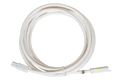 Coiled 4m white CMS connection lead with C style connectors