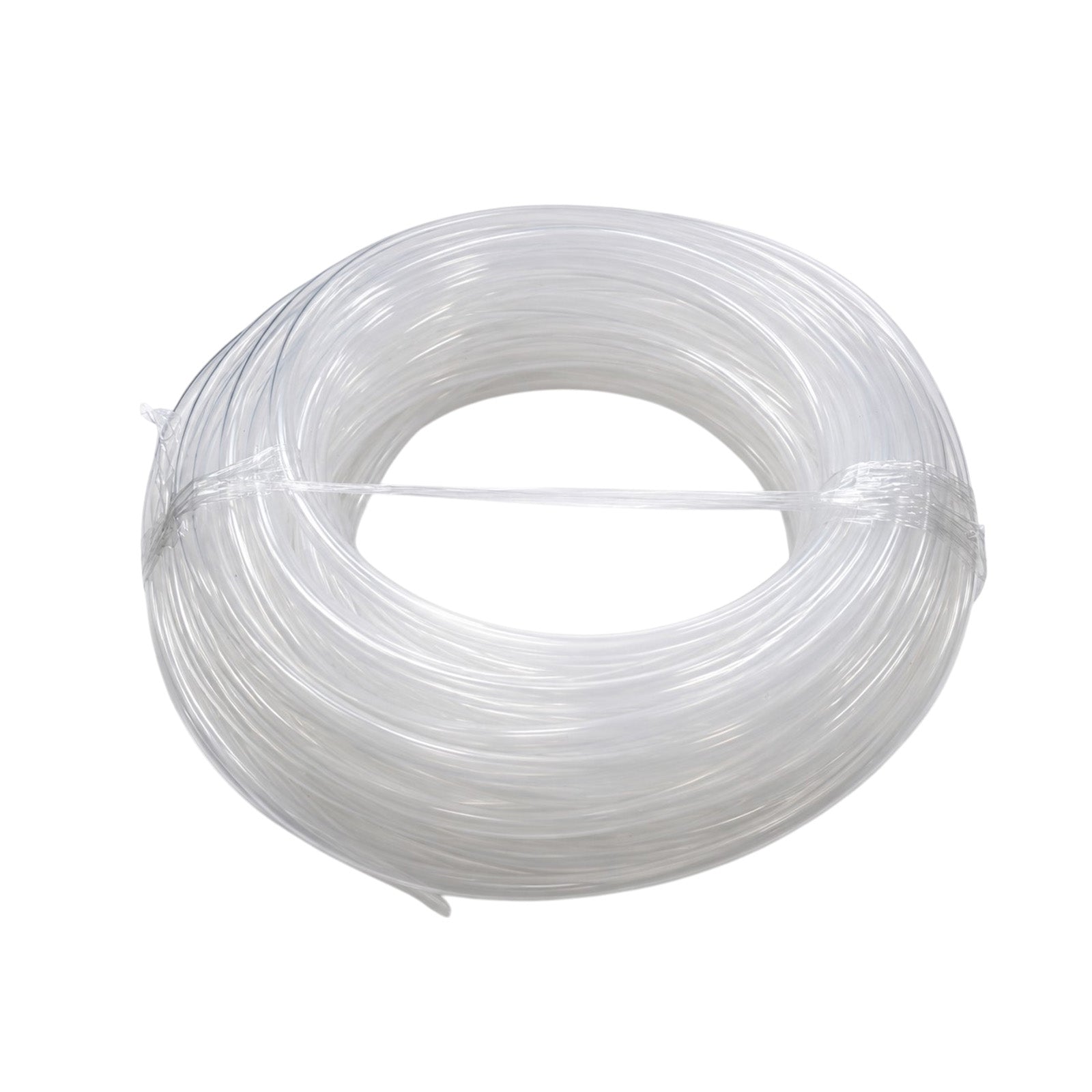 Coiled roll of white 10mm PTFE tubing for battery venting