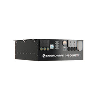 Side perspective of the black enclosure for the Ener-K-CPS-01 power system