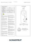 Cutting template and safety information guide for USB socket