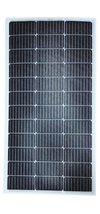 Sunman eArc 100W Flexible Solar Panel - High Efficiency Cut Cells | Junction Box Underneath Main Image
