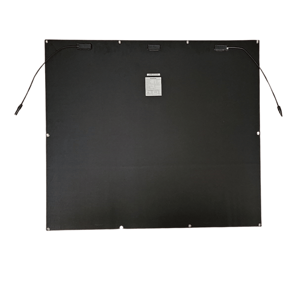 Sunman eArc 200W Black Square Flexible Solar Panel w/ Eyelets - Junction Box Underneath 3