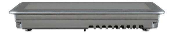 Side profile of Ekrano GX showing the slim depth for flush mounting