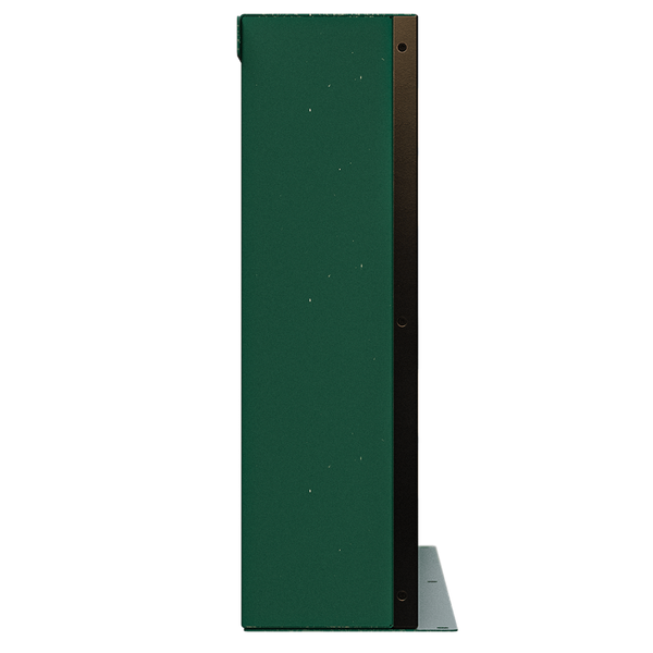 Side profile of the slimline battery case showing the depth dimension