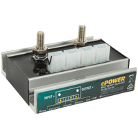Angled view of Enerdrive ePOWER Battery Guard showing connection terminals and control block