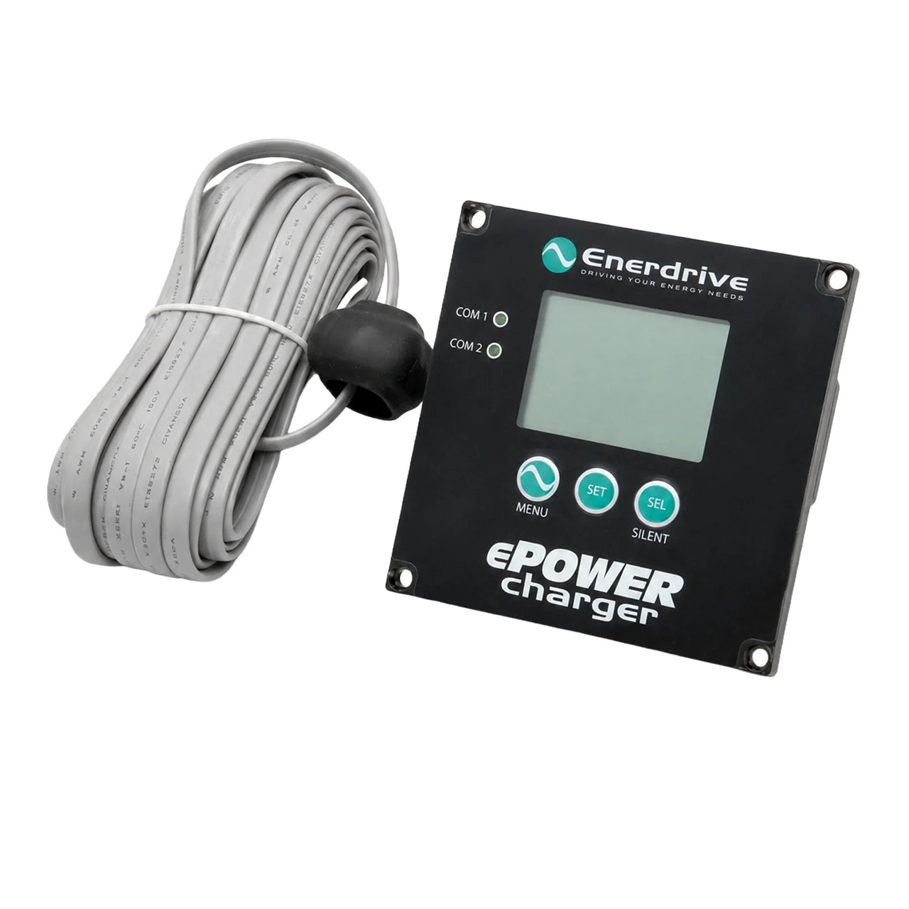 Enerdrive ePOWER battery charger remote control panel and 7.5m communication cable