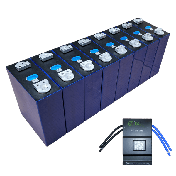 EVE 24V 304Ah (8x LiFePO4 Cells) + JK 200A BMS Combo Kit Main Image