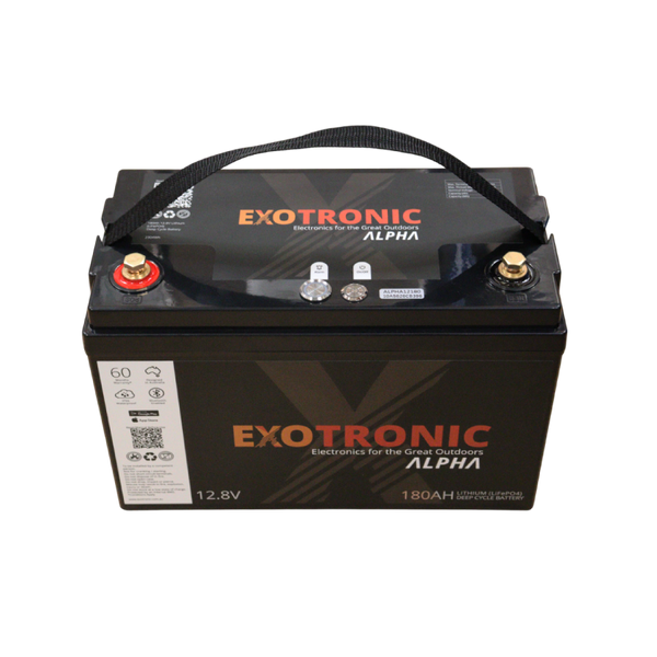 Exotronic 12V 180Ah Alpha Bluetooth Lithium Battery 1