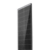 Angled view showing the tempered glass surface and slim black frame of the 115W solar panel