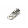 Tin-plated 95mm² copper lug with M12 hole and flared bellmouth entry