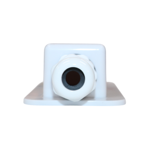 Front close-up of cable gland nut and internal seal