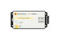 Top view of Genasun GV-10 Lithium MPPT solar charge controller showing terminals and LED status indicators