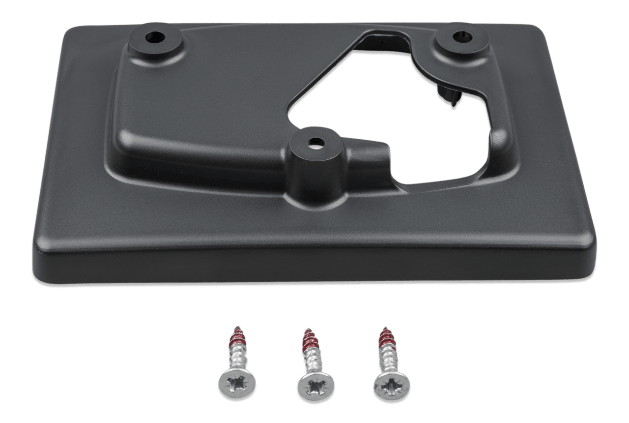 Angled front view of the GX Touch 70 wall mount housing