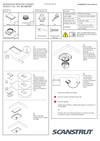 Installation manual diagrams showing sub-surface routing and bracket mounting steps