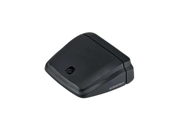 Perspective view of the black multi cable seal highlighting its sleek aerodynamic design