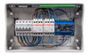 Internal view showing Ziehl relay, contactors and circuit breaker wiring