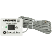Enerdrive inverter remote control panel with coiled 6m connection cable